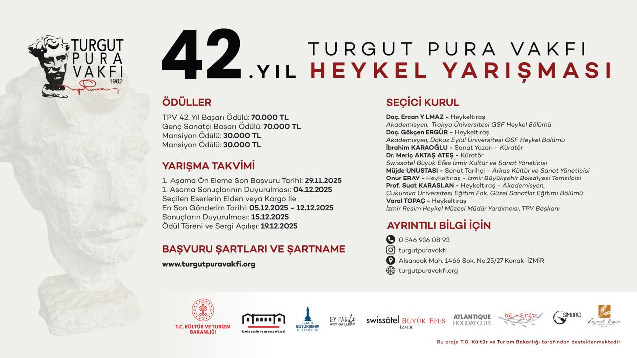Turgut Pura Vakfı 42. Yıl Heykel Yarışması Sonuçları